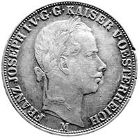 Franciszek Józef 1848-1916, talar 1859, Mediolan, Aw: Głowa, poniżej litera M, Rw: Orzeł cesarski,..
