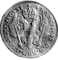 Hamburg, dukat 1761, Aw: Orzeł cesarski, Rw: Herb miasta, Fr.1125, złoto 3.33 g