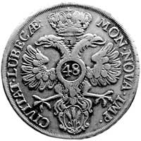 Lubeka, talar 1752, Aw: Orzeł cesarski, Rw: Tarcza herbowa, Dav.2420