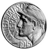 1 dolar 1915- emisja pamiątkowa na otwarcie Kanału Panamskiego, rzadka moneta w wyśmienitym stanie..