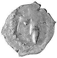 Witold, moneta litewska wybita po roku 1401, Aw: Grot i krzyżyk, Rw: Kolumny Gedymina, typ II- Kie..