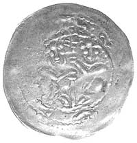 denar, Aw: Dwaj książęta siedzący na wprost, Rw: Dwa ptaki jeden nad drugim, Str.182b, 0.23 g