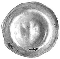 brakteat; Orzeł w tarczy, Wasch.114, 13 mm, 0.22 g