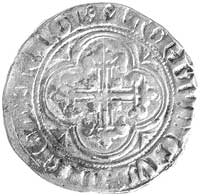Winrych von Kniprode 1351- 1382, półskojec, Aw: Tarcza Wielkiego Mistrza na sześciołukowej rozecie..