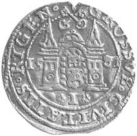grosz 1581, Ryga, odmiana z pełną datą, Kurp. 42