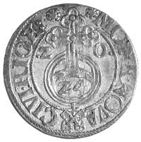 półtorak 1620, Ryga, herb Rygi poniżej jabłka kr
