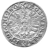 grosz 1605, Kraków, odmiana z kryzą przerywającą wewnętrzną obwódkę perełkową, Kurp. 324 R1, Gum. ..