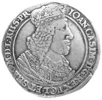 talar 1649, Toruń, odmiana bez liter mincerza, Kurp. 1040 R4, Dav 4377, T. 25, rzadki, patyna