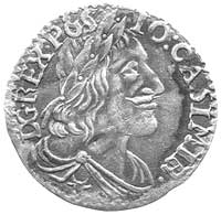 szóstak 1650, Wschowa, drugi egzemplarz, drobne uszkodzenie w tle monety