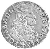 szóstak 1662, Poznań, Kurp. 201, Gum. 1704, ładny egzemplarz