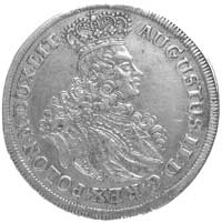 talar 1702, Lipsk, Schnee 998, Dav. 1614, T. 35?, bardzo efektowna, ładna i rzadka moneta