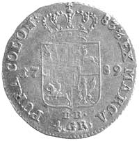złotówka 1789, Warszawa, Plage 297, minimalnie j
