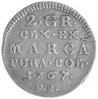 2 grosze srebrne 1767, Warszawa, drugi egzemplarz