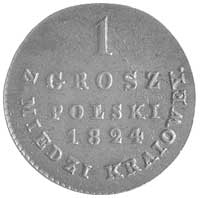 1 grosz z miedzi krajowej 1824, Warszawa, Plage 