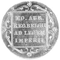 dukat 1831, Warszawa, odmiana z kropką przed pochodnią, Plage 269, Fr. 114, złoto, 3.48 g, minimal..