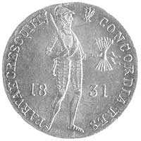 dukat 1831, Warszawa, drugi egzemplarz, złoto, 3.47 g