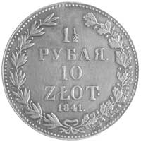 1 1/2 rubla = 10 złotych 1841, Warszawa, Plage 341