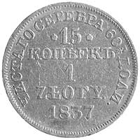15 kopiejek = 1 złoty 1837, Warszawa, Plage 408