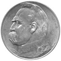 5 złotych 1934, Warszawa, Piłsudski- Orzeł Strzelecki, minimalna ryska na rewersie, patyna
