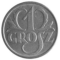 1 grosz 1923, Warszawa, brąz, piękny egzemplarz