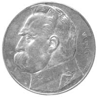 10 złotych 1934, Piłsudski- Orzeł Strzelecki, wypukły napis PRÓBA, Parchimowicz P-158 a, wybito 10..