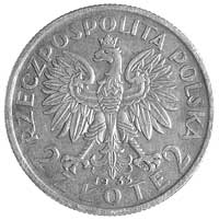 2 złote 1933, Głowa Kobiety, wypukły napis PRÓBA, Parchimowicz P-137 a, wybito 110 sztuk, srebro, ..