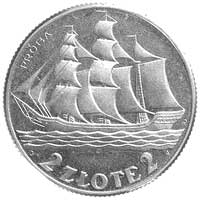 2 złote 1936, Statek, wypukły napis PRÓBA, Parch