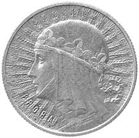 1 złoty 1932, Głowa Kobiety, wypukły napis PRÓBA, Parchimowicz P-131 a, wybito 120 sztuk, srebro, ..