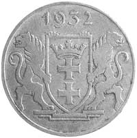 5 guldenów 1932, Berlin, Żuraw, lekko uszkodzony rant, rzadkie