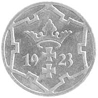 5 fenigów 1923, Berlin, rzadka moneta wybita stemplem lustrzanym