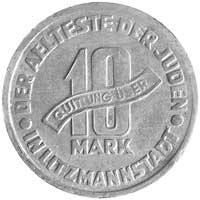 10 marek 1943, Łódź, aluminiomagnez, ładnie zachowana, rzadka moneta