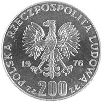 200 złotych 1976, Igrzyska XXI Olimpiady, wypukły napis PRÓBA, Parchimowicz P-423 a, wybito 500 sz..