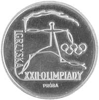 100 złotych 1980, Igrzyska XXII Olimpiady, wypukły napis PRÓBA, Parchimowicz P-394 b, wybito 500 s..