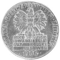 20 złotych 1964, XX LAT POLSKI LUDOWEJ, wypukły napis PRÓBA, Parchimowicz P-294 a, wybito 500 sztu..