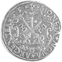 1/2 marki 1565, Ryga, Fedorow 585, Neumann 420, ładnie zachowana moneta ze starą patyną, rzadkie