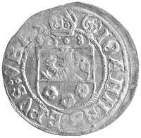grosz 1508, Nysa, odmiana z małą cyfrą 0 w dacie, Fbg. 778 r- podobny, litery N renesansowe
