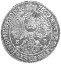 15 krajcarów 1675, Oleśnica, F.u.S. 2302, ciemna patyna, rzadkie