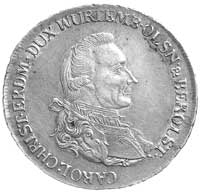 talar 1785, Wrocław, odmiana z literą K pod popiersiem księcia, F.u.S. 2474, Dav. 2879, ładnie zac..