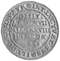 1/8 talara (półorta) 1617, Oleśnica, F.u.S. 2213, minimalna wada krążka, rzadka moneta w ładnym st..