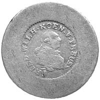 odbitka w srebrze 1 krajcara 1797, Wrocław, mone