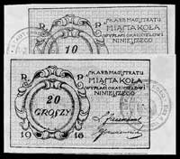 Koło- 10 i 20 groszy 1916, Jabł. 1155 i 1156, ra