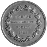 Aleksander Fredro- medal autorstwa A. Barre’a 1864 r., Aw: Popiersie poety w lewo i napis w otoku,..