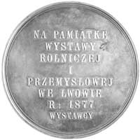 medal hrabiego Włodzimierza Dzieduszyckiego wybity z okazji Wystawy Rolniczej i Przemysłowej we Lw..
