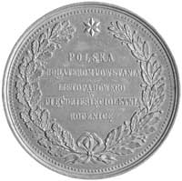 medal wybity w 50 rocznicę Powstania Listopadowego w 1880 r., j.w., H-Cz.8043, brąz, 64 mm, 94.75 g