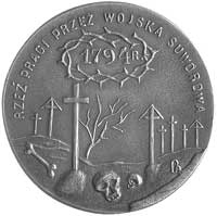 rocznica rzezi Pragi- medal autorstwa Cypriana A