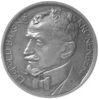 Leopold Kronenberg- medal autorstwa Jana Biernackiego 1925 r., Aw: Popiersie trzy czwarte w lewo i..