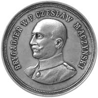 Czesław Mączyński- medal autorstwa Eugeniusza Mariana Ungera 1933 r., Aw: Popiersie w lewo i napis..