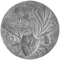 medal- 100-lecie Konstytucji 3 Maja 1891 r., Aw: