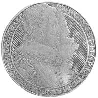 medalik niesygn. XVII w., Aw: Popiersia króla i królowej w prawo i napis w otoku CAROLVS ET MARIA ..