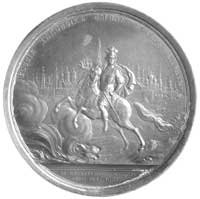 medal dedykowany hrabiemu Orłowowi za uratowanie Moskwy od morowego powietrza w 1771 r., sygn. G. ..